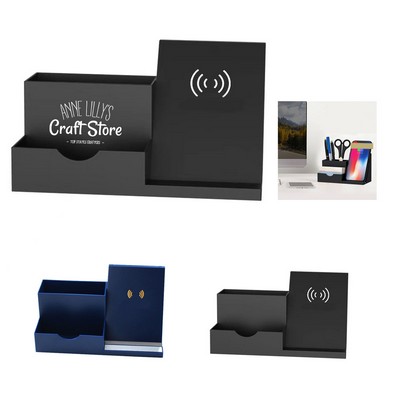 Desk Organizer with Fast Wireless Charger