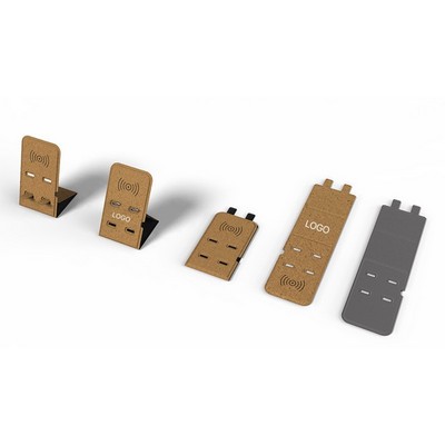 Multi-Functional Folding Cork Vertical 15W Wireless Fast Charger
