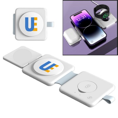 Cypress 3" 1 MagSafe Foldable Wireless Charger