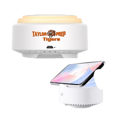 Selene Night Light Bluetooth Speaker with Wireless Charger