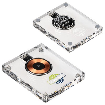 Lucent Acrylic Light-Up 15W Wireless Charger