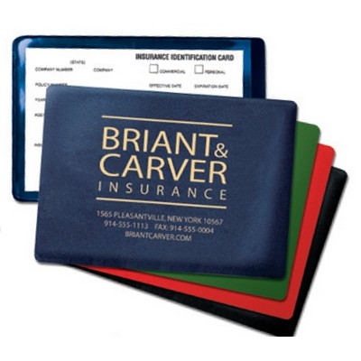 Vinyl Insurance Card Holders (Standard 4" x 5 5/8")