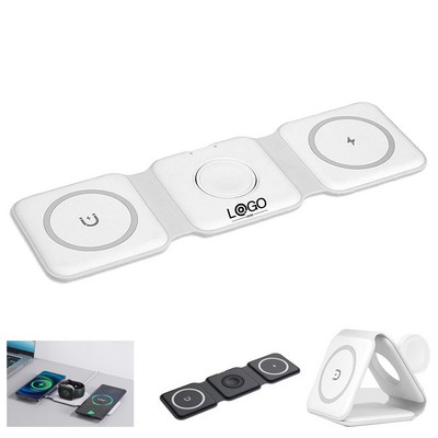 3-In-1 Magnetic Wireless Charger